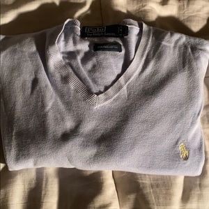 V neck Sweater 100%pima cotton
